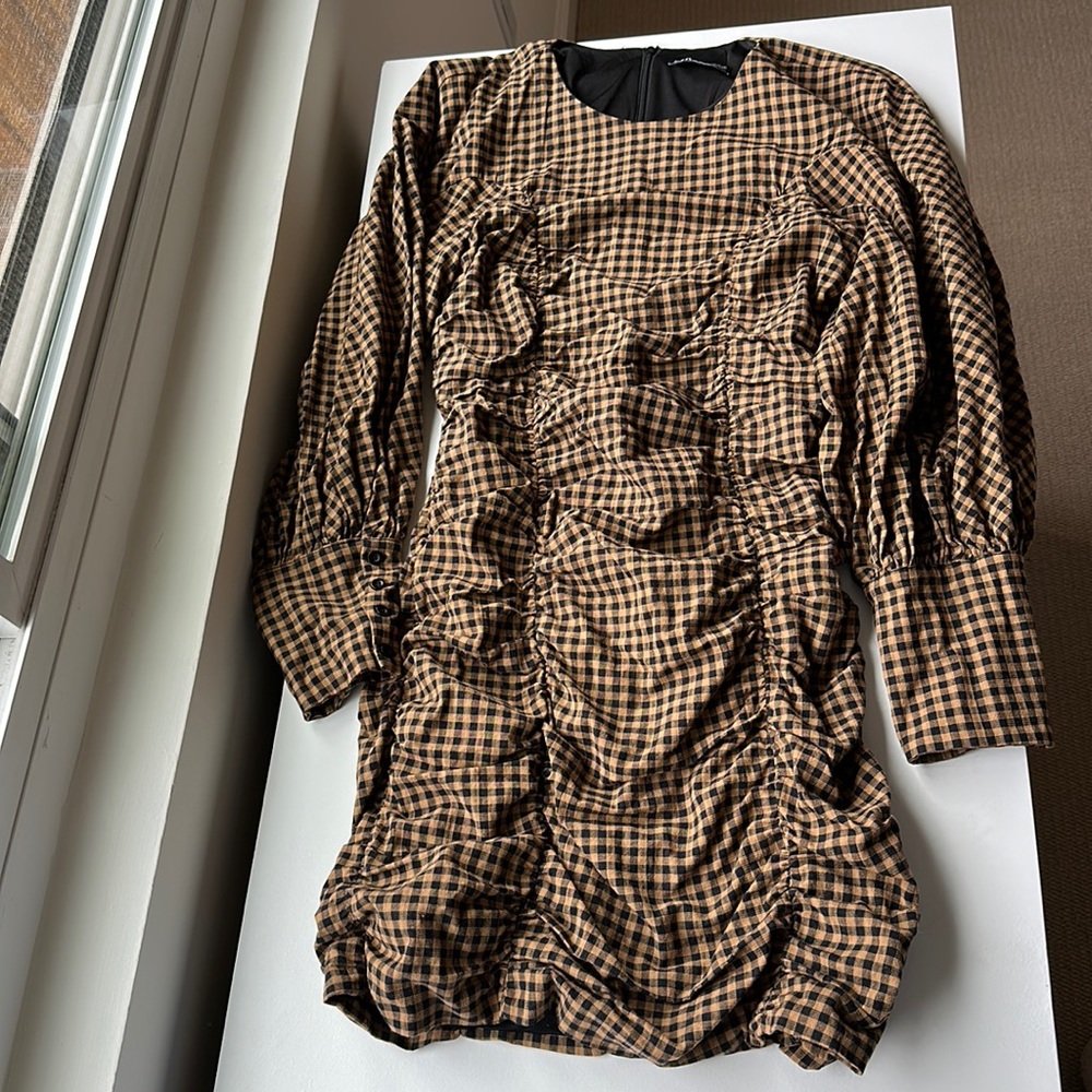 Zara checkered dress